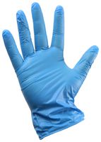 MP008028 - Gloves, Disposable, PVC (Polyvinylchloride)/Acrylonitrile Butadiene, XL Size, Blue - MULTICOMP PRO