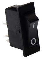 1634202-3 Rocker Switch, SPST, 10A, 125VAC, Panel Amp - Te Connectivity