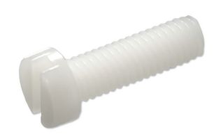 MP008092 - Screw, Cheese Head Slotted, M6, Nylon (Polyamide), 10 mm Length - MULTICOMP PRO