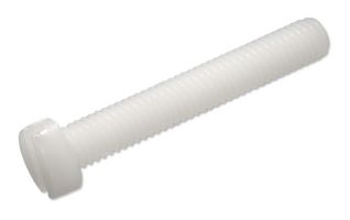 MP008097 - Screw, Cheese Head Slotted, M6, Nylon (Polyamide), 40 mm Length - MULTICOMP PRO