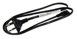 GW-151767 - Mains Power Cord, 10A/2.5A, AS/NZS 3112 Plug to IEC 60320 C7, 1 m, 2.5 A, 250 V, Black, MCP C7 IEC - MULTICOMP PRO