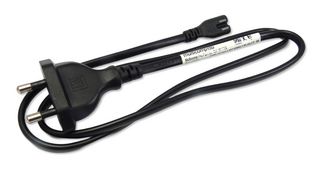GW-151775 - Mains Power Cord, 6/2.5A, IS1293 & IEC 60884-1 Plug to IEC 60320 C7, 1 m, 250 V, Black, MCP C7 IEC - MULTICOMP PRO