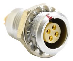 MCEGG0BC304KS - Circular Connector, Standard Circular Connector, 00 Series, Panel Mount Receptacle, 4 Contacts - MULTICOMP PRO