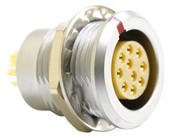 MCEGG2BC310KS - Circular Connector, Standard Circular Connector, 00 Series, Panel Mount Receptacle, 10 Contacts - MULTICOMP PRO