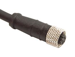 MP010874 - Sensor Cable, M8 Receptacle, Free End, 3 Positions, 2 m, 6.6 ft, MP M8 Sensor Cable Assemblies - MULTICOMP PRO