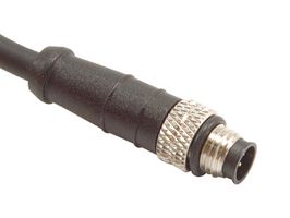 MP010877 - Sensor Cable, M8 Plug, Free End, 3 Positions, 2 m, 6.6 ft, MP M8 Sensor Cable Assemblies - MULTICOMP PRO