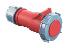 MP011081 - Industrial Pin & Sleeve Connector, MP-CEE, Socket, 3P+E, Cable Mount, Red, IP67, 16A, 400V - MULTICOMP PRO