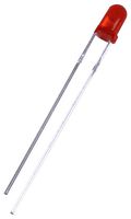 PSG91916 - Flashing LED, Pro Signal 3mm Red Flashing LEDs, Red, 3mm, 500 mcd, 1.8 Hz - PRO SIGNAL