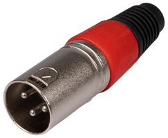 PSG08704 - XLR Connector, 3 Contacts, Plug, Cable Mount, XLR00x - PRO SIGNAL