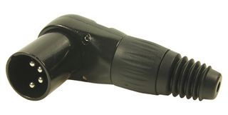 MP-FC619304 - XLR Connector, 4 Contacts, Plug, Cable Mount, Metal Body, MP RA Multi Position XLR - MULTICOMP PRO