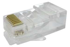 MP011918 - Modular Connector, RJ45 Plug, 1 x 1 (Port), 8P8C, Cat5e, Cable Mount - MULTICOMP PRO