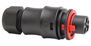 MP011926 - Circular Connector, M25, Standard Circular Connector, Cable Mount Plug, 3 Contacts, Screw Pin - MULTICOMP PRO