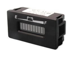 MP011708 - Battery indicator, Multicolor, 10 segment LED, Rectangular panel, Snap In, 36 VDC - MULTICOMP PRO