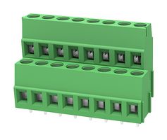 MP012028 - Wire-To-Board Terminal Block, 5.08 mm, 16 Ways, 28 AWG, 12 AWG, 2.5 mm², Screw - MULTICOMP PRO
