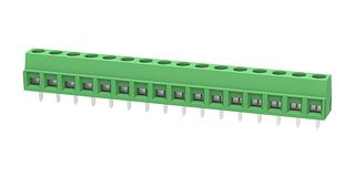 MP012071 - Wire-To-Board Terminal Block, 5.08 mm, 16 Ways, 26 AWG, 14 AWG, 1.5 mm², Screw - MULTICOMP PRO