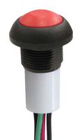 MPP12-6B203MM1CAS05L07-S001 - Pushbutton Switch, Blue-Illuminated, MP Pushbutton Switches Round-Flat, 13.6 mm, SPST, Off-(On) - MULTICOMP PRO