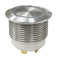 MPM19-A03FP-3-JR-3V - Pushbutton Switch, 3 V LED, MP Pushbutton Switches Round-Flat, 19.2 mm, SPST-NO-DM, Off-(On) - MULTICOMP PRO