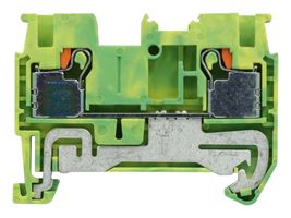 MP012096 - DIN Rail Mount Terminal Block, 4 Ways, 26 AWG, 12 AWG, 2.5 mm², Push In - MULTICOMP PRO