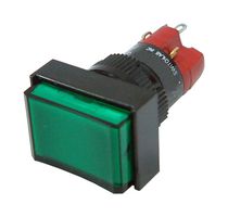 MP-D16LMT1-1CG - Industrial Pushbutton Switch, Incandescent 28V, MP Pushbutton Switches Rectangular, 16 mm - MULTICOMP PRO