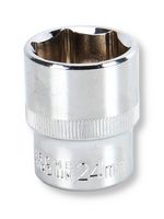 MP12-CRV24 - Socket, Hex, 24mm, 1/2" Drive Size, Chrome Vanadium, DIN3120 - MULTICOMP PRO