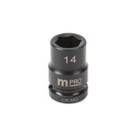 MP12-CRMO14 - Socket, Hex, 14 mm x 38 mm, 1/2" Drive Size, Chromium Molybdenum Steel, DIN3121, Auto Repair - MULTICOMP PRO