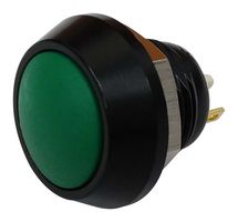 MP-PB7-01PB4EBRGM - Vandal Resistant Switch, 3.5 N, 0.472 ", SPST-NO-DM, Off-(On), Round Domed, Green - MULTICOMP PRO