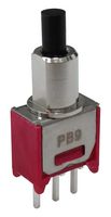 MP-PB9-AB00BQE-5 - Pushbutton Switch, SPDT, On-(Off), Round Plunger - MULTICOMP PRO