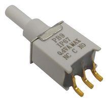 MP-PB9-ABA2RE-7 - Pushbutton Switch, SPDT, On-(Off), Round Plunger - MULTICOMP PRO