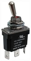 MP-T4-2B-E-TA1-01 - Toggle Switch, IP68, On-On, SPDT, Non Illuminated, Panel Mount, 12 A - MULTICOMP PRO