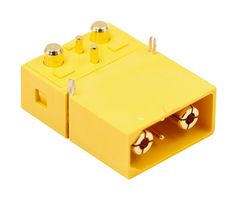 MP011807 - Rectangular Power Connector, 4 Contacts, XT90PW, PCB Mount, Through Hole Right Angle, Plug - MULTICOMP PRO
