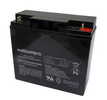 MPUF12-20 - Rechargeable Battery, 12 V, Lead Acid, 20 Ah, Bolt, 1 - MULTICOMP PRO