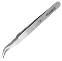 MP012548 - Tweezer, Fine, Curve, Pointed, 115 mm Overall Length, Stainless Steel - MULTICOMP PRO