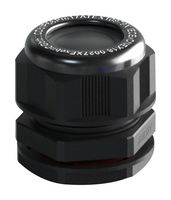 MP012655 - Cable Gland, EX-E, ATEX, M20 x 1.5, 6 mm, 12 mm, Nylon (Polyamide), Black, IP68 - MULTICOMP PRO