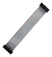 MP012820 - Ribbon Cable, IDC Receptacle to IDC Receptacle, 20 Ways, 11.81 ", 300 mm, 2.54 mm - MULTICOMP PRO
