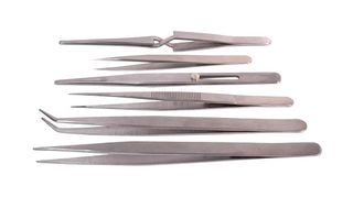 JS-181T - Tweezers Set, 6 Piece, General Purpose, Stainless Steel Body - DURATOOL