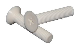 MP013065 - Screw, Flat / Countersunk Head Phillips, M4, PP (Polypropylene), 6 mm Length - MULTICOMP PRO