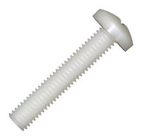 MP013095 - Screw, Pan Head Phillips, M4, Nylon (Polyamide) / Fibre Reinforced, 12 mm Length - MULTICOMP PRO