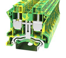 MP012880 - DIN Rail Mount Terminal Block, 2 Ways, 14 AWG, 3 AWG, 25 mm², Screw - MULTICOMP PRO