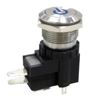 MPW19-A0F0P724-A1ZB - Vandal Resistant Switch, 24 V LED, MP Vandal Resistant Switches Momentary, 19 mm, SPDT, Momentary - MULTICOMP PRO