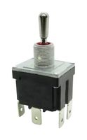 MP1HAD3T1B1M1N1S-5 - Toggle Switch, Sealed, On-Off-On, DPDT, Non Illuminated, MP Toggle Switches DPDT, Panel Mount, 12 A - MULTICOMP PRO