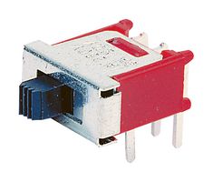 MP5FS3S102M6QES - Slide Switch, Subminiature, SPDT, On-Off-On, Through Hole, Right Angle, MP Slide Switches, 3 A - MULTICOMP PRO