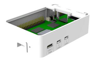 MP011905 - Professional Enclosure, White, ABS, Raspberry Pi 5 Boards - MULTICOMP PRO