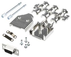 MP013639 - D Sub Connector, Standard, Receptacle, 9 Contacts, DE, Solder Cup - MULTICOMP PRO