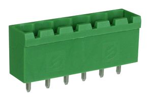 MCPTB9300/6A - Terminal Block, Header, 5 mm, 6 Ways, 20 A, 320 V, Through Hole Vertical - MULTICOMP PRO