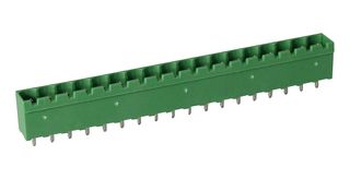 MCPTB9308/18 - Terminal Block, Header, 5.08 mm, 18 Ways, 12 A, 320 V, Through Hole Vertical - MULTICOMP PRO