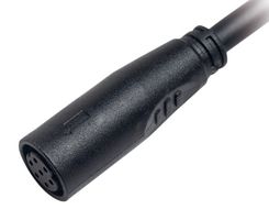 MP013710 - Sensor Cable, IP67, 3A, PVC, Circular Receptacle, Free End, 7 Positions, 300 mm, 11.8 " - MULTICOMP PRO