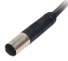 MP013729 - Sensor Cable, IP67, 1A, Black, Mini Receptacle, Free End, 6 Positions, 500 mm, 19.7 " - MULTICOMP PRO