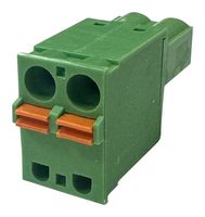 MP011169 - Pluggable Terminal Block, 5.08 mm, 2 Ways, Push In - MULTICOMP PRO