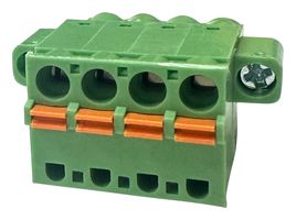 MP011179 - Pluggable Terminal Block, w/ Flange, 5.08 mm, 3 Ways, Push In - MULTICOMP PRO