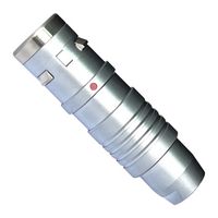 MCP-M1PG06S52-IP67 - Circular Connector, Standard Circular Connector, MP IP67 Metal Push Pull Series, Cable Mount Plug - MULTICOMP PRO